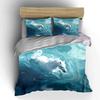 Elegant Horse Ocean Art Decor Soft Comfortable Duvet Cover Bedding Set Included 1*Duvet Cover & 2*Pillowcases, Gift