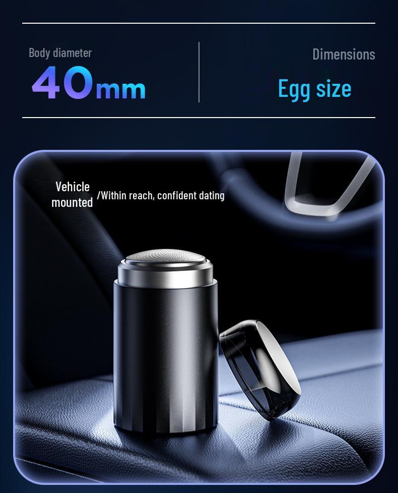 Rechargeable Portable Washable Mini Electric Shaver for Men
