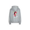 MLB x Disney Collaboration Solid Color Zip-Up Hoodie Unisex hoodies Gray 31TRK1031-43M