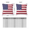Usa Australia Flag Print Cushion Cover Super Soft Short Plush Pillow Covers 45*45 Throw Pillow Case Sofa Home Decor Pillowcase