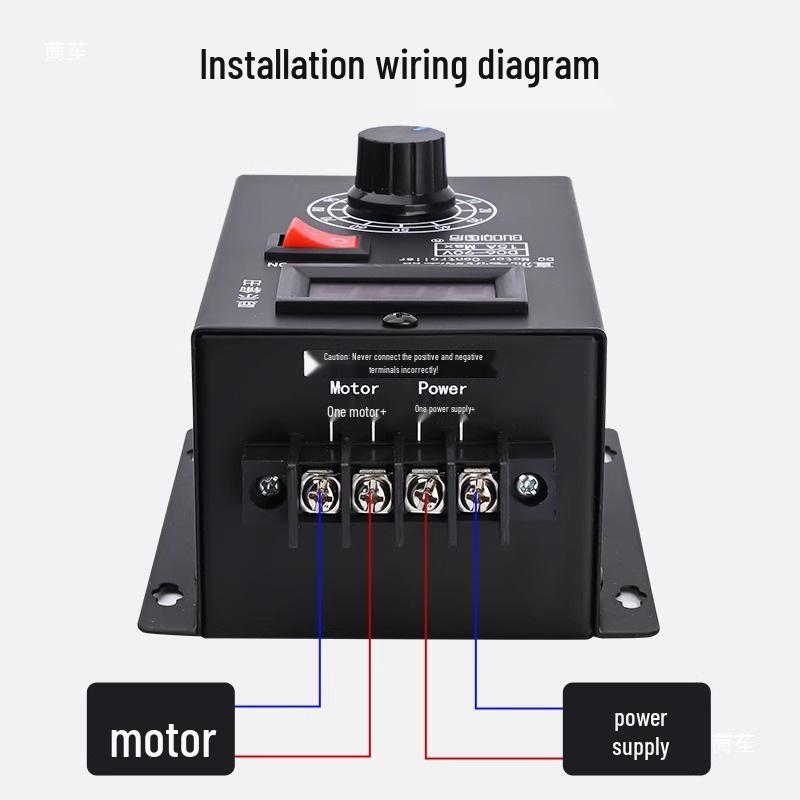 Universelles PWM-Modul zur Drehzahlregelung von Gleichstrom-Bürstenmotoren: 6V-90V