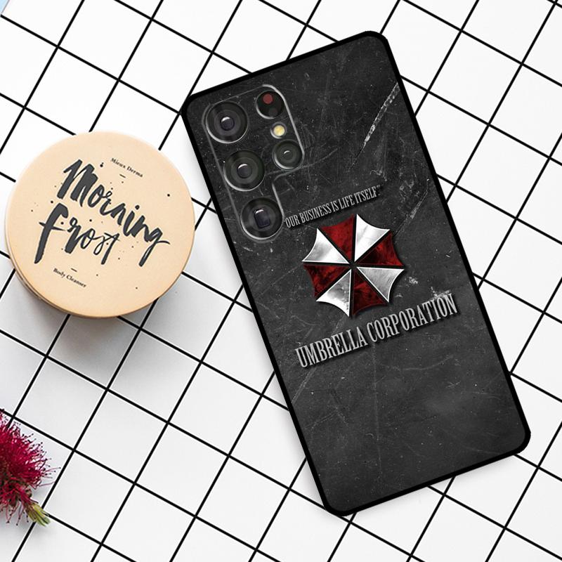 Umbrella Corporation Case For Samsung Galaxy S23 S20 FE S21 S22 Ultra Note 20 S8 S9 S10 Note 10 Plus Phone Coque