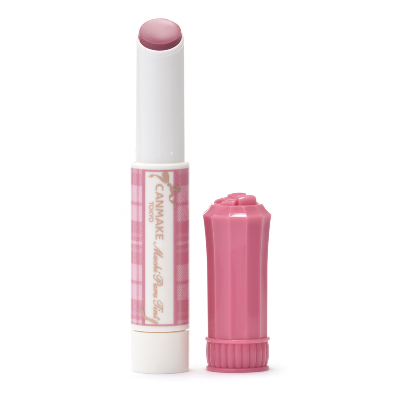 

Canmake Muchipuru Tint 06 Raspberry Cake Lip Volume Glossy Tint Cool Rose Pink
