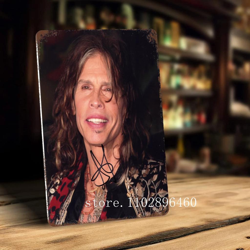 Steven Tyler Metal Plaques & Signs wall decor Vintage Tin Signs Captain Metal Poster Decor for Bar Pub Club Wall Decoration