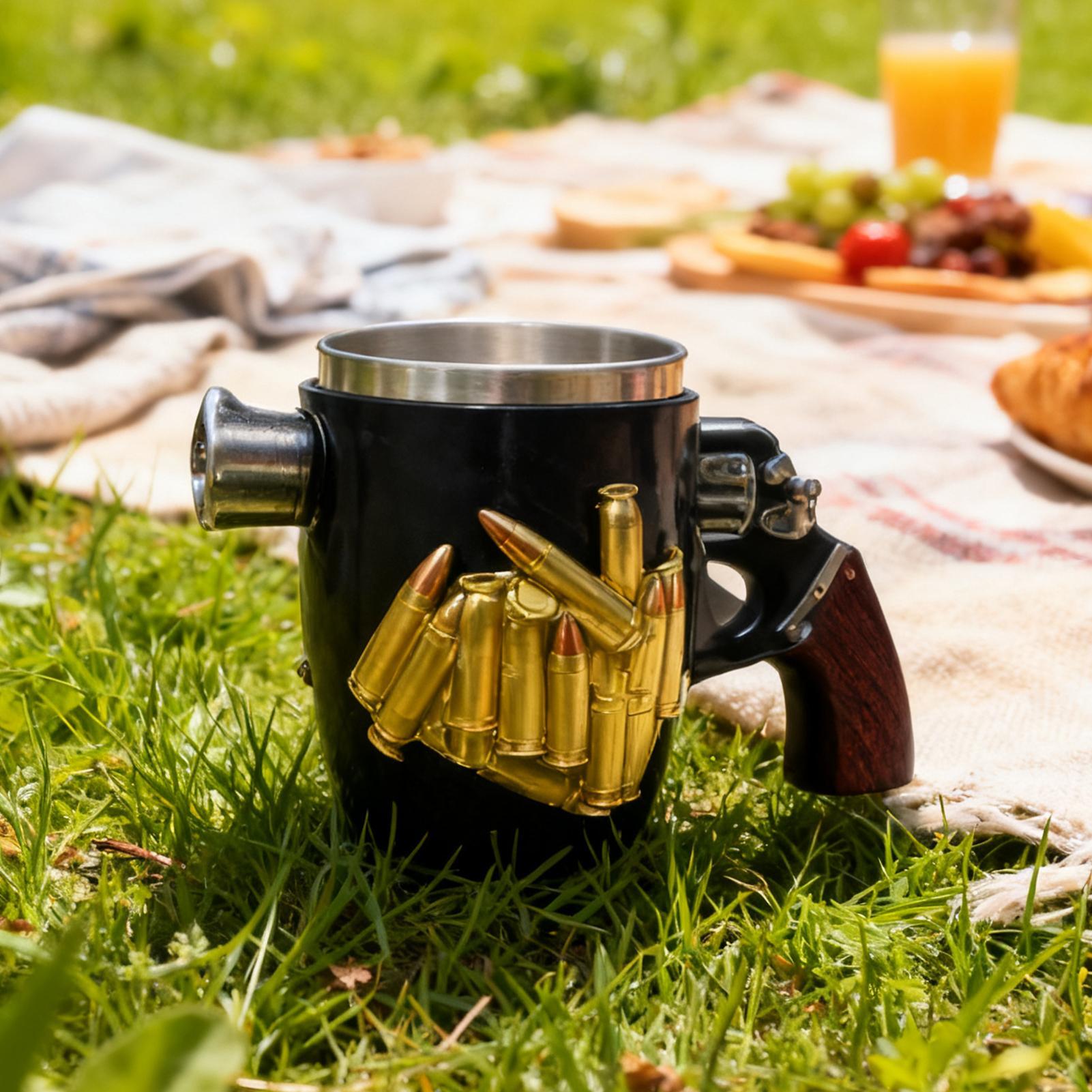 

350ml Cool Coffee Mugs Funny Novelty Party Decor Stainless Steel Coffee Cup For Cold Weather Picnic Outdoor Camping 350ml