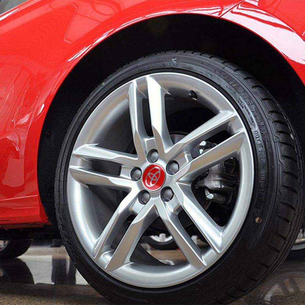 2026 New For Toyota 4Pcs 60MM Car Wheel Center Hub Caps Badge Tire Rim Covers For Toyota TRD Corolla Avalon Supra Yaris Prado Pr