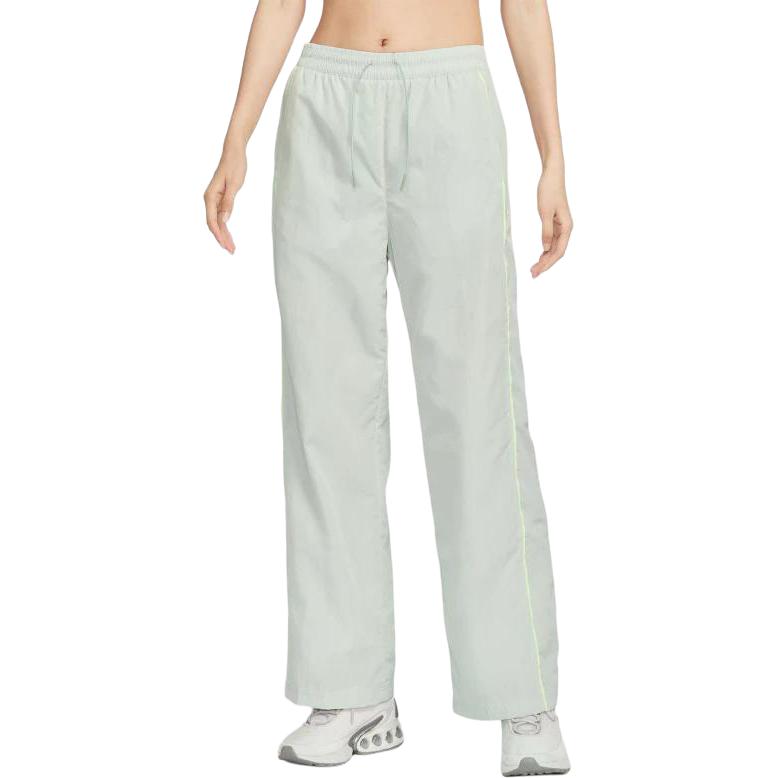 

Nike Loose Casual Embroidered High-Waisted Knitted Sports Pants Women Bottoms Light-Gray FV7656-034 XL
