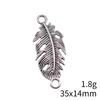 NewArrivals Charms Jewerly Making Feathers Leaf Charms Pendant Ornaments For Home Car Pendant