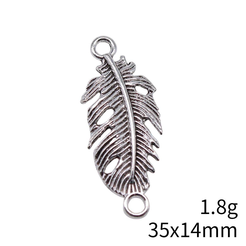 NewArrivals Charms Jewerly Making Feathers Leaf Charms Pendant Ornaments For Home Car Pendant