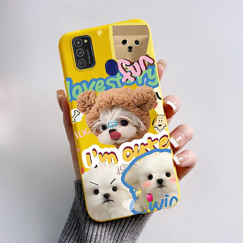 For Samsung Galaxy M21 M30S M31 M31s Case Soft Silicone Phone Back Cover For Samsung M31 M31S M30s M21 M 30 S Case Cartoon Funda