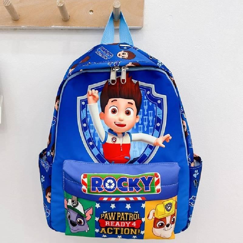 Paw Patrol Kids Backpack With Lightweight Nylon For School Kindergarten Boys And Girls Special Characters Included