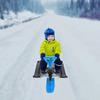 Snow Racer Sled Ski Sled Slider Board Snow Sled for Kids Blue