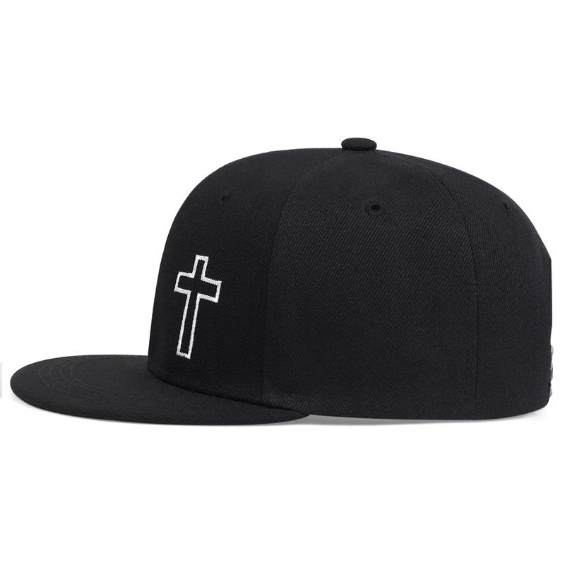 Women Fashion Embroidery Cross Baseball Cap Men Snapback Hat  Casquette Summer Couple Hip Hop Hats