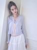 Koolkitten Lace Tie Front Sheer Cardigan 4 Colors