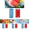 Mångsidig silikonisform med 11 unika fruktformer för svalkande drycker