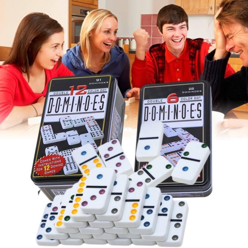 Domino Double Color 12 Party Game Leisure Entertainment Multiplayer Game Puzzle
