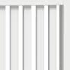 Radiator Cover Glossy White 78 x 19 x 81.5 cm