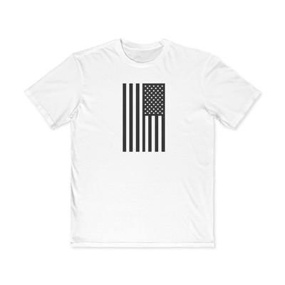 Copy of American Black and White T-Shirt | Monochrome USA Flag Tee