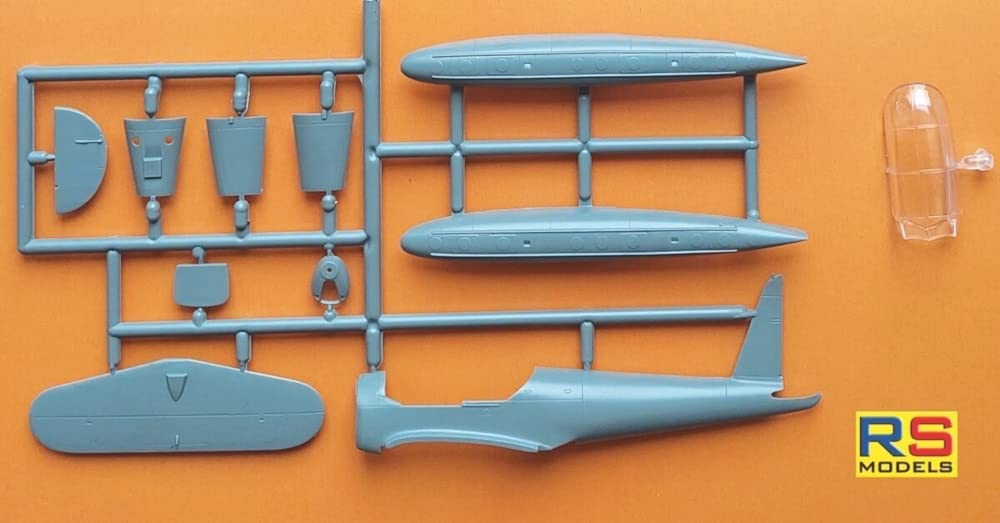 RS Model 1/72 German Army Arado Ar 199 V-5 Trainer Plastic Model Kit 94006, Molded In Color