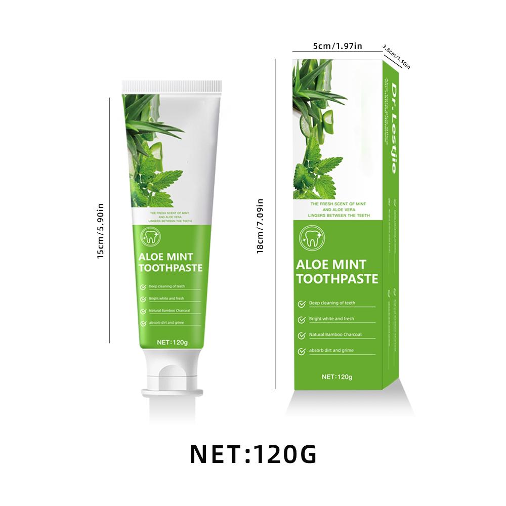 Mint Toothpaste, Deep Cleaning And Whitening, Natural Bamboo Charcoal, Fresh Breath