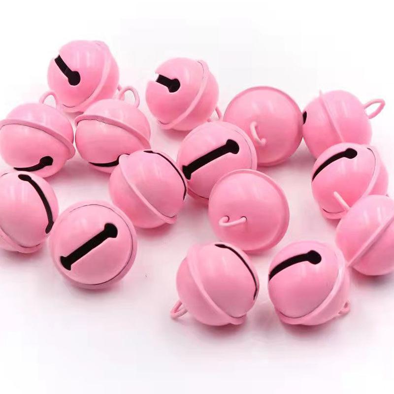 22mm Candy Color Enamel Metal Bells - Christmas Ornaments, DIY Pet Accessories, Keychain Pendants