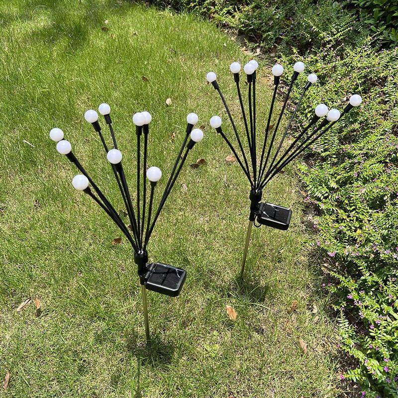 8-Head Solar Firefly Garden Lights