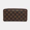 [Pre-Owned] Zippy Checkered Coated Canvas Wallet - Very Good #1FML7OS