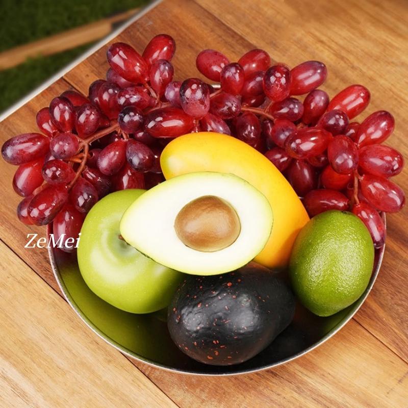 Pure Titanium Circle Silver-Gray Pasta Plate,Heat-Resistant Home Fruit Plate Dinner Dishes Grill Tray Tableware,Kitchenware