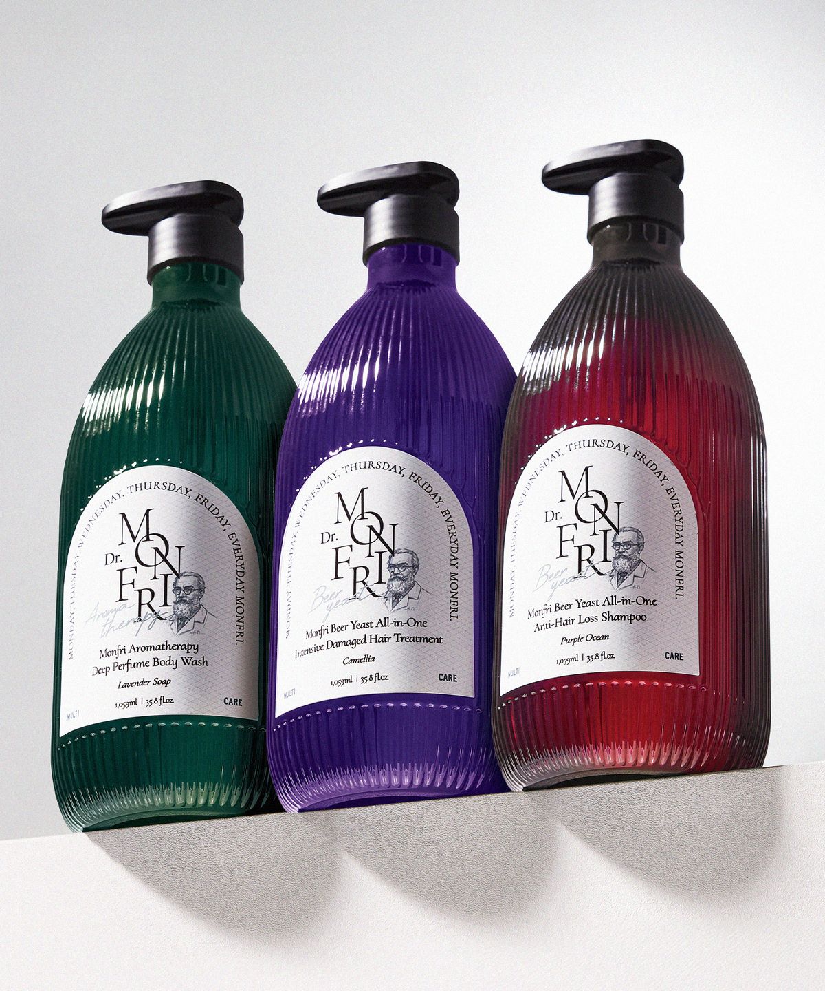 [Shower Set] Brewer s Yeast Hair Loss Relief Shampoo + Protein Treatment + Aroma Body Wash 1059ml