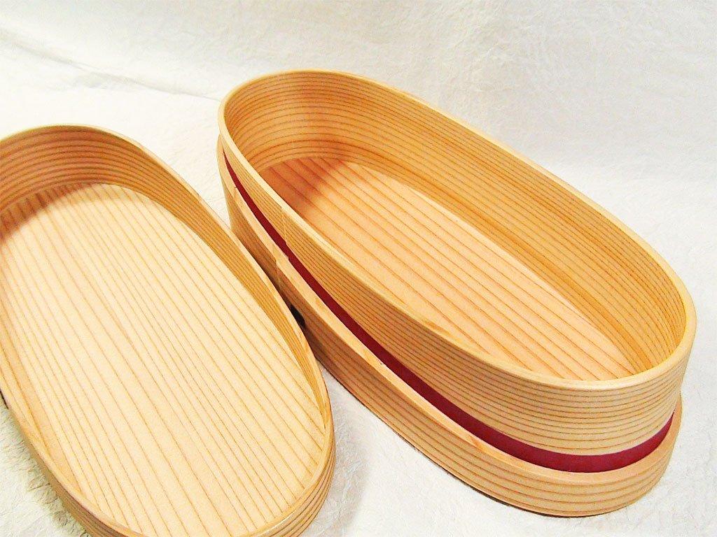 Odate Kogeisha Magewappa Ki 1140 Vermilion Lunch box (Michi)