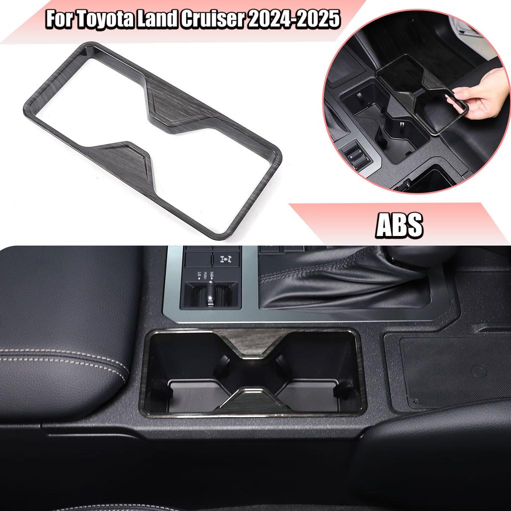 Grain Interior Center Cup Holder Cover For Toyota Prado Land cruiser LC250 2024