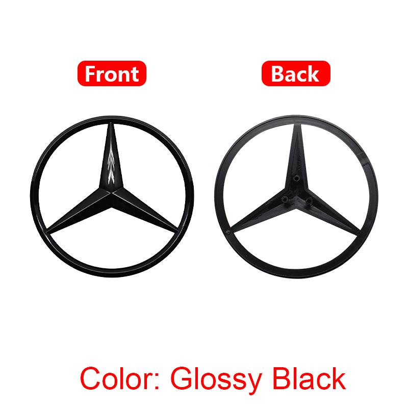 

ABS Car Front Hood Emblem Bonnet Badge Rear Trunk Badge Accessory For Mercedes Benz W204 W222 W205 W177 X253 W212 W213 W176 W203 W176