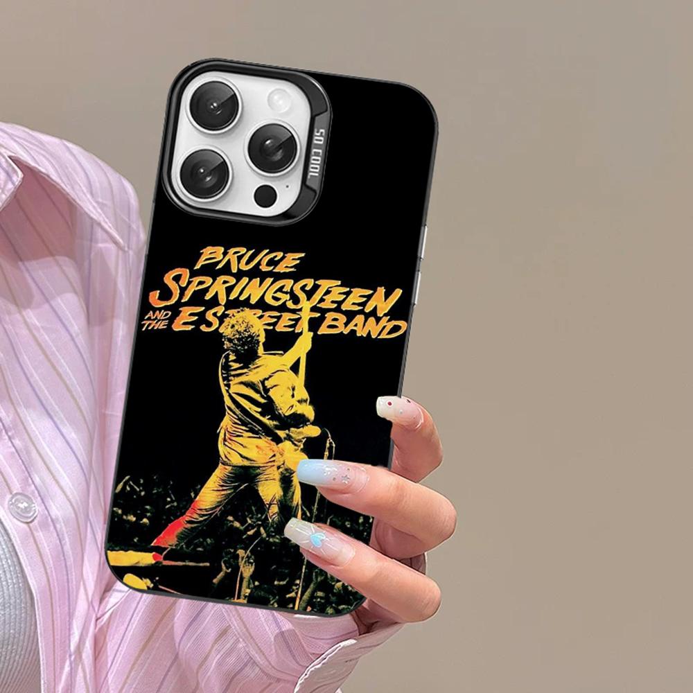 Bruce Springsteen Guitar Phone Case For iPhone 16 15 14 13 12 11 Pro Max X XR XSMAX Matte Shockproof Back Cover