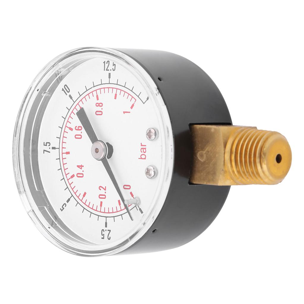 Mini Low Pressure Gauge For Fuel Air Oil Or Water 015psi01bar BSPT
