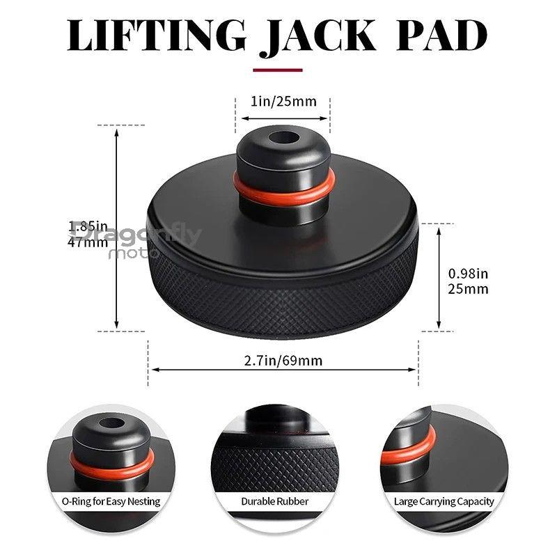 For Tesla Rubber Lifting Jack Pad Adapter Tool for Tesla Model 3/Y/S/X 2017-2024 Accessories Tire Repair Tool Lifting Jack Pad