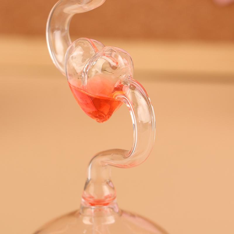 Children Educational Toys Science Energy Museum Toy Love Meter Hand Boiler Thermometer Spiral Glass