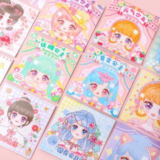Princess Dressing Sticker Book Makeup DIY Makeup Show 3-6 Year Old Children s Educational Character Decoration Sticker Book