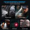 Mini LED Flashlight Magnetic Keychain Lamp Waterproof Type-C Charging Clip Light Outdoor Camping Hiking Torch