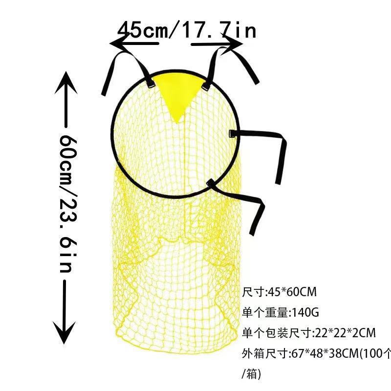 

Football goal target pocket free kick shooting practice target football goal positioning football training net pocket жовтий