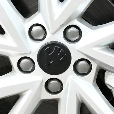 55MM ABS Auto Radkappen Mittelkappen Emblem für Fabia Rapid Octavia Laura Superb 2 3 VRS Yeti Karoq Kodiaq Zubehör