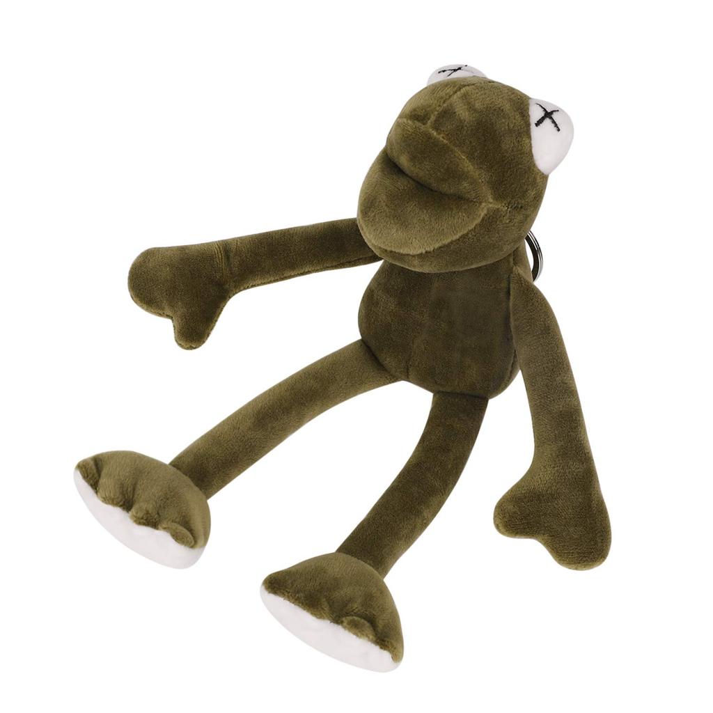 Cute Frog Plush Frog Key Bag Cute Car Stylish Frog Animal Hanging Popular Birthday School Entrance Gift [LYING] Keychain, Charm, Women's Charm,