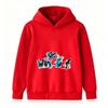 Kids Boys Girls Pullover Hoodie, Cool New Water Graffiti Letter Print Casual Long Sleeve Hooded Sweatshirt for Daily Wear