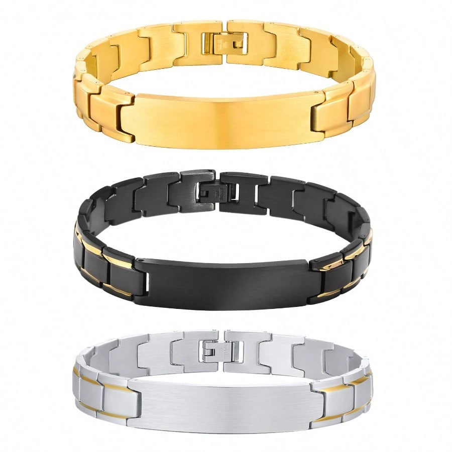 Fashion Titanium Steel Chain Bracelet Men's Bracelet Jewelry Gift