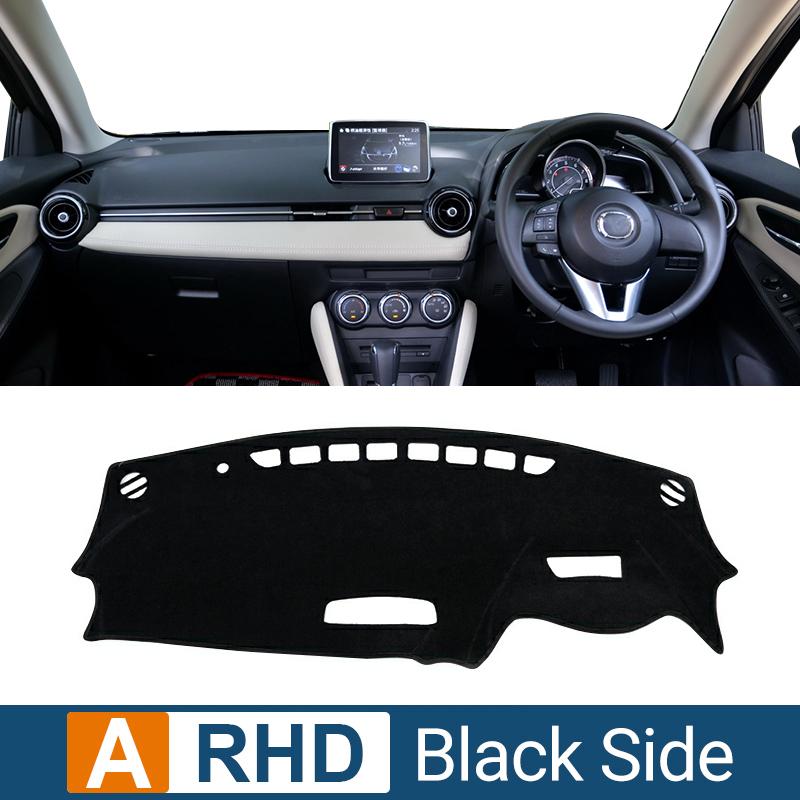 For Mazda 2 DJ DL 2015 2016 2017 2018      Car Dashboard Cover Sun Shade Non-slip Mat Interior Accessories