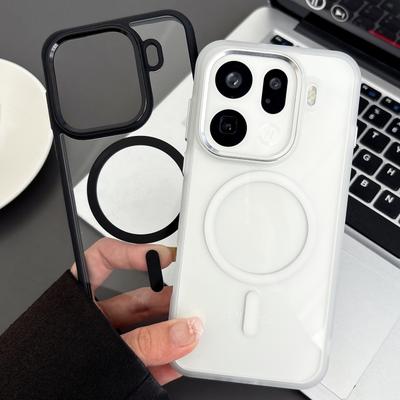 Für OPPO Find X9 Pro Hülle Hartes TPU+PC Transparent Für MagSafe Magnetisches Laden Stoßfeste Abdeckung Für OPPO Find X9 Schale Stoßfänger