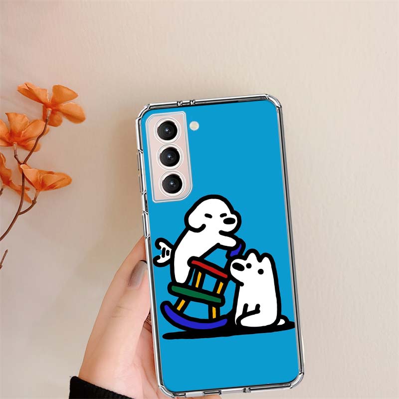 Cute Matsui Art Clear Phone Cases for Samsung S26 Ultra Galaxy S25 Edge S24 S23 FE S21 Plus S20 S22 S10 Cover Patterned Compatib