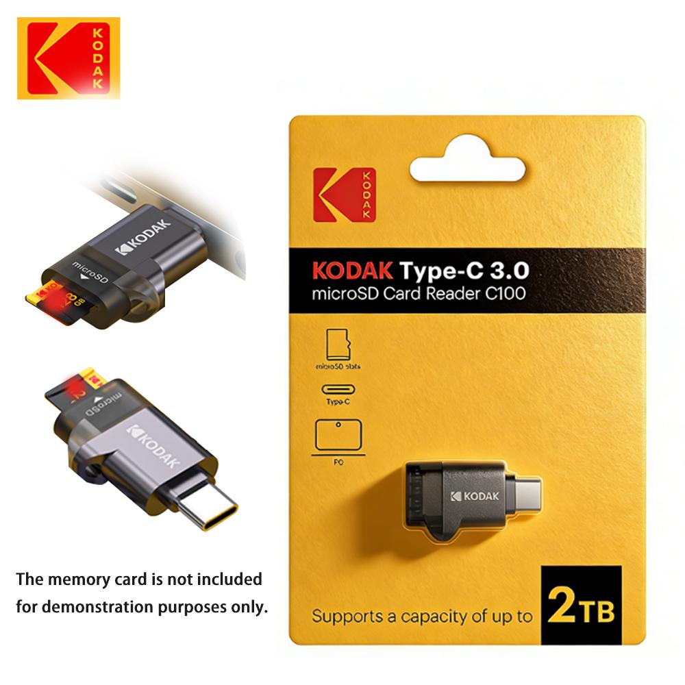 Kodak Type-C Micro SD Card Reader TF Memory Card High-speed Transmission Adapter