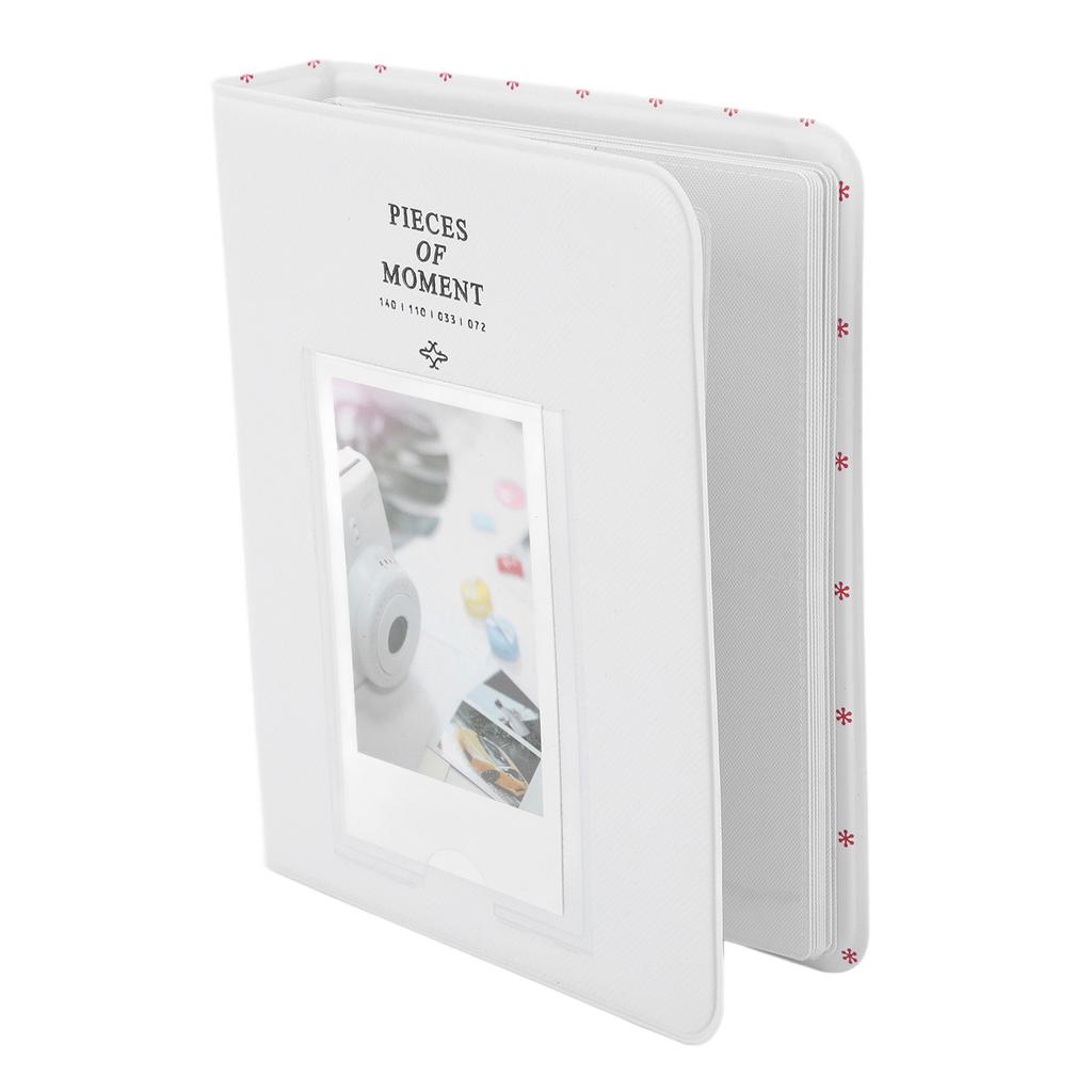 64 S Photo Album Portable 3in PU Leather Card Photo Album for 12 11 9
