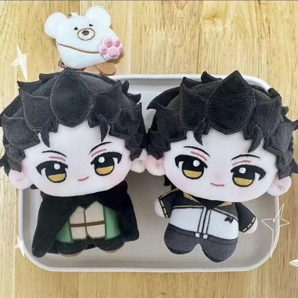 10 cm Anime Re Zero Cosplay Natsuki Subaru Bambola di Peluche Capelli Neri Stampati Natsuki Peluche Ripieno Portachiavi Bambole Collezionare Regalo
