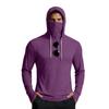 Men Long Sleeve Pullover Hoodie with Adjustable Drawstring Hood Casual Athletic Fit Lightweight Top for Daily Wear